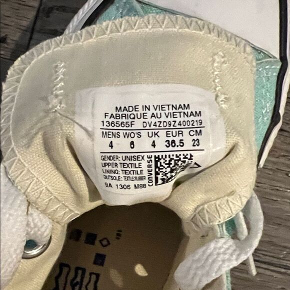 Converse Mint Green Low-Top Sneakers - Picture 7 of 8